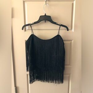 NWT FRINGE CROP TOP
